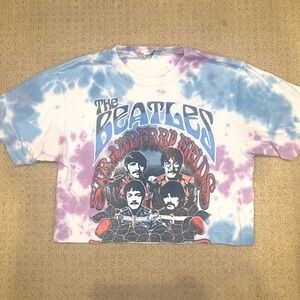 😎5 for $25😎 Beatles Cropped and sewed t-shirt